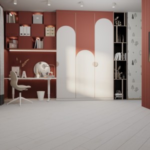 Виниловый SPC ламинат CronaFloor Wood 4V ZH-81117-2 Дуб Белёный