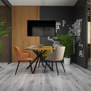 Виниловый SPC ламинат CronaFloor Wood 4V ZH-82015-8 Дуб Серый