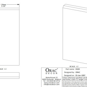 Дверной декор Orac Decor D320