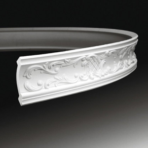 Карниз гибкий полиуретановый Европласт 1.50.125 87х91 мм