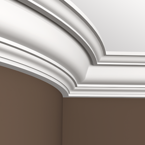 Карниз гибкий полиуретановый Европласт 1.50.134 194х150 мм