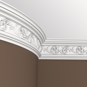 Карниз гибкий полиуретановый Европласт 1.50.163 63х151 мм