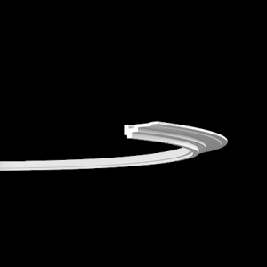 Карниз гибкий полиуретановый Европласт 1.50.296 110х35 мм