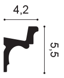 Карниз Orac Decor C323 42х55х2000 мм