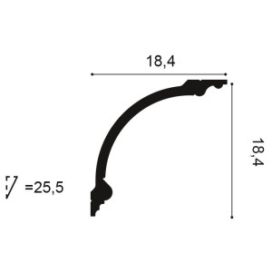 Карниз Orac Decor C338A 184х184х2000 мм