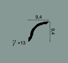 Карниз Orac Decor CX127 94х94х2000 мм