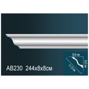 Карниз Перфект AB230 80х80х2440