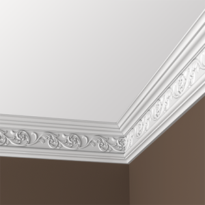 Карниз полиуретановый Европласт 1.50.163 63х151 мм