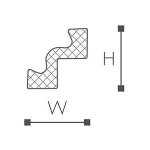 Карниз NMC Nomastyl ST2 50х50х2000 мм (пог. м)