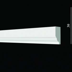 Молдинг Decor Dizayn DD609 16x30х2000 мм (пог. м)