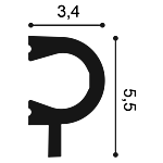 Молдинг Orac Decor PX169 34х55х2000 мм