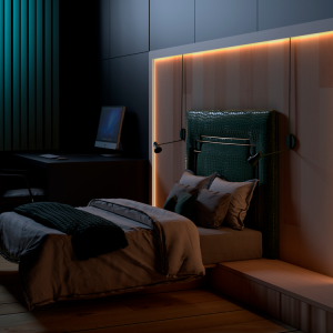 Молдинг Evrowood M06 LED 18x80x2000 мм (пог. м)