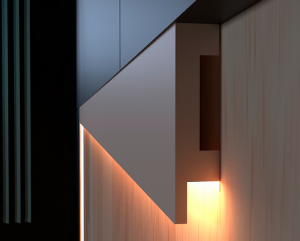 Молдинг Evrowood M06 LED 18x80x2000 мм (пог. м)