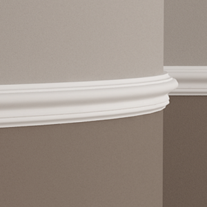 Молдинг полиуретановый Европласт гибкий 1.51.302 60х25 мм