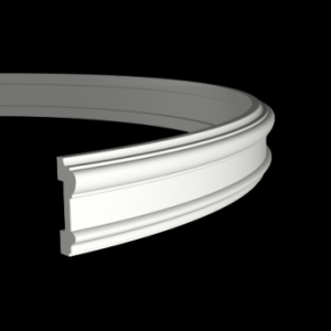 Молдинг полиуретановый Европласт гибкий 1.51.307 96х25 мм