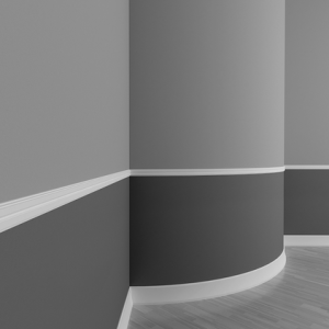 Молдинг полиуретановый Европласт гибкий 1.51.357 48х12 мм