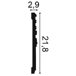 Молдинг Orac Decor P7080 29х218х2000 мм
