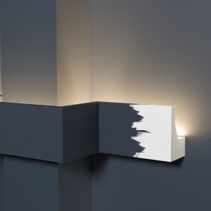 Молдинг с подсветкой Decor Dizayn DD616 25x40х2000 мм (пог. м)