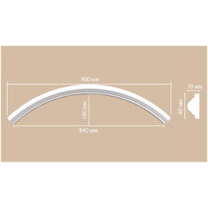Радиус Decomaster 897010-120 R640 мм