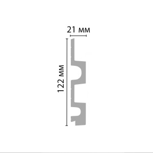 Стеновая декоративная панель Decomaster D302-1070 ДМ 21х122х2900 мм (пог. м)