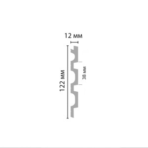 Стеновая декоративная панель Decomaster D316-81D ДМ 122x12x2900мм (пог. м)