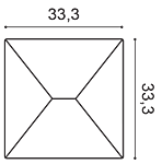 Стеновая панель Orac Decor W106 Envelop 29х333х333 мм