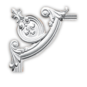 Угол декоративный Decomaster 97010-5 18х255х255 мм