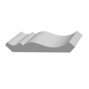 Карниз Ultrawood CR 0001 75х80х2000 мм (пог. м)