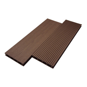 Доска террасная из ДПК Deckdesign Select Dark Brown 22х146х4000 мм