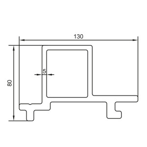 Фасадная панель Sequoia Brown 81х130х4000 мм