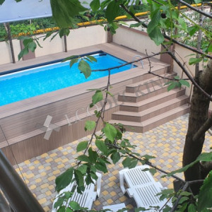 Террасная доска ДПК EcoDecking Praktik Шоколад 25х135х3000 мм