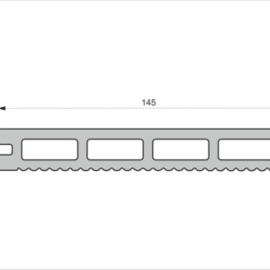 Террасная доска ДПК EcoDecking Tehno Economy Венге 20х145х4000 мм