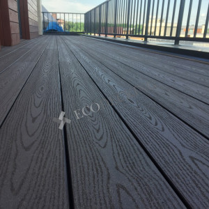 Террасная доска ДПК EcoDecking Tehno Economy Венге 20х145х4000 мм