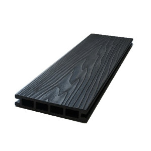 Террасная доска ДПК EcoDecking Titan 3D Шоколад 25х140х3000 мм