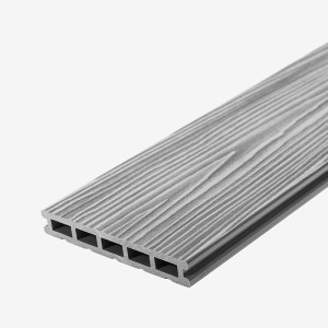Террасная доска ДПК Unodeck Mogano Серый 24х165х3000 мм