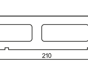 Заборная доска из ДПК CM Fencing Эбен 20х210х3000 мм