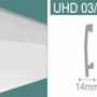 Плинтус напольный Solid UHD 03/70C 14х70х2000 мм (пог. м)