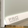Плинтус Pro Design 570 Corner щелевой Белый 15.5х30х2700 мм (пог. м)