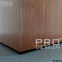 Плинтус Pro Design Panel 7208 скрытый теневой Чёрный Муар 30х16 мм (пог. м)