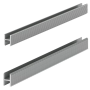 Теневая рейка Laconistiq Dual Без покрытия под панели и керамогранит 8,6х12х3000 мм (пог. м)