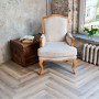 Кварцвиниловая плитка ПВХ Vinilam Parquet Herringbone Glue 2.5 mm GD11122 Паркет Эрмитаж