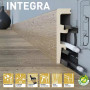 Плинтус Arbiton Integra из экополимера 19 Дуб Натуральный 21х80х2400 мм (пог. м)