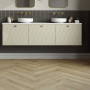 Виниловый ламинат Invictus Maximus Herringbone 39 River Oak Silt