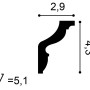 Карниз Orac Decor CX150 29х43х2000 мм