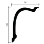 Карниз полиуретановый Европласт 1.50.180 94х120 мм