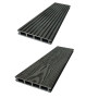 Террасная доска ДПК EcoDecking Komfort Венге 23х143х4000 мм