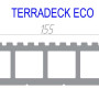 Террасная доска Terradeck Eco Белый 28х155х3000 мм