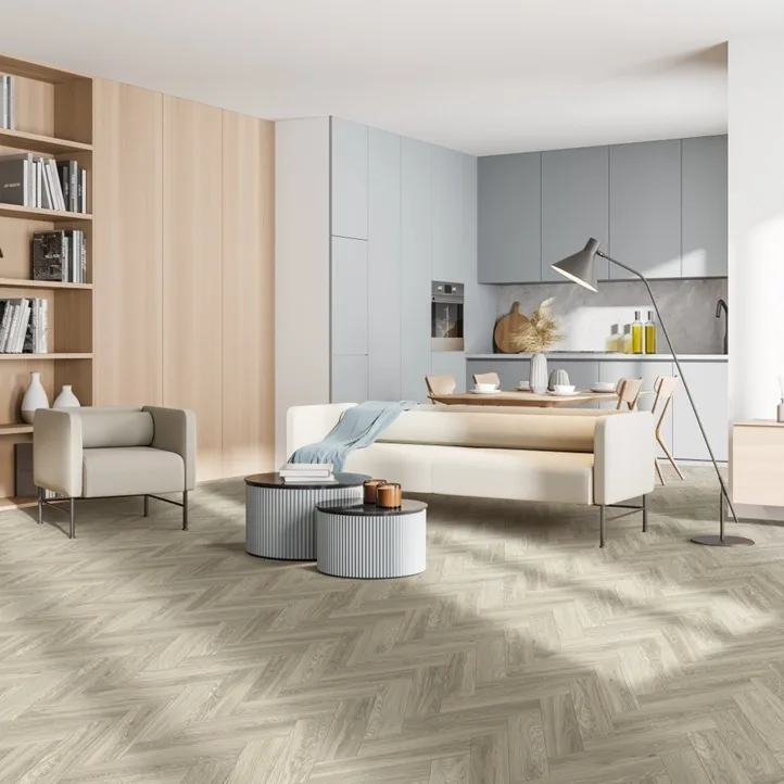 Линолеум IVC Smart Golf Estate Oak 593 (ш.р. 2.5 м) - фото 3