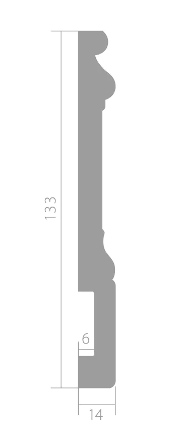 Плинтус Ultrawood Base 0002 i 14х133х2000 мм (пог. м) - миниатюра 6
