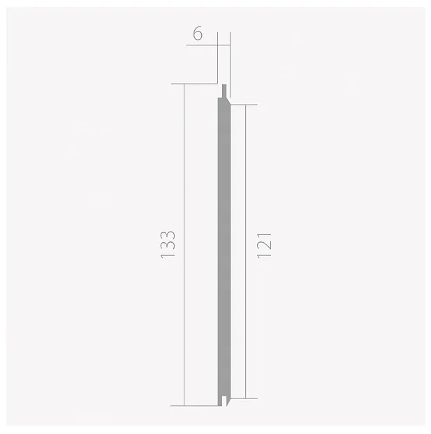 Стеновая панель Ultrawood Wain 0003 6х133х813 мм (пог. м) - миниатюра 2
